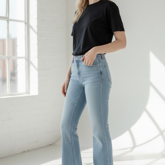 Lauren Ralph Lauren Denim - Lauren Ralph Lauren Light Blue Flare Jeans